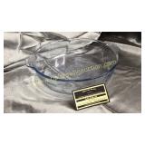 Fire king sapphire blue large casserole