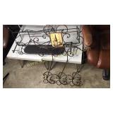 Metal work tray and wall hanger