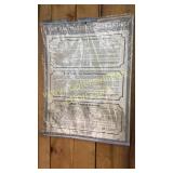 Cardboard gulf tire and battery advertising