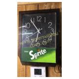 Sprite electric wall clock