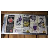 Paper oil advertising  30x14h