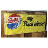 Cardboard Pepsi 26in long