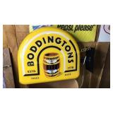 2 sided flange boddingtons sign possibly needs