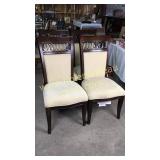 Set of 4 upholstered modern dining chairs sold 4x