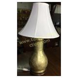 28in brass lamp