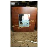 Modernistic style large mirror 38in tall