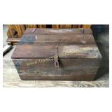 Primitive wooden box