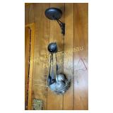 Molds, cookie cutters, cast cooking spoons in