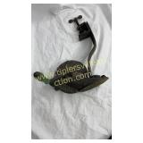 Green wood handle cherry pitter