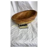 Wooden bowl