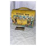 Vintage Walt Disney Schoolbus metal lunch box