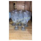 11 etched Christmas stems