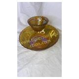 Vintage carnival chip and dip set