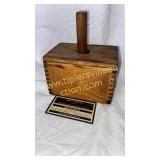 Wooden rectangle butter mold