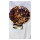 Old majolica style dish