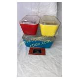 Pyrex primary refrigerator glass set