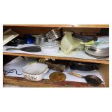 Cabinet full of cookware and most kitchen items