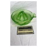 Vaseline glass reamer has chip on handle