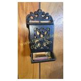 Cast iron match holder