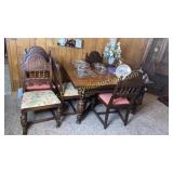 Mid century Mediterranean style dining table and