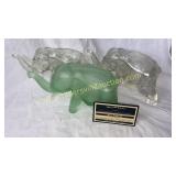 3 elephant candy dishes