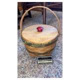 Longaberger 1994 Christmas jingle bell basket