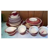 Vintage century 23k gold encrusted China 35pcs