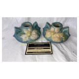 Roseville clematis blue candle stands 1158-2