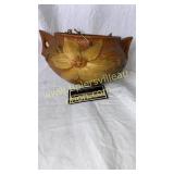 Roseville clematis brown hanging planter