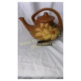 Roseville clematis brown teapot 5