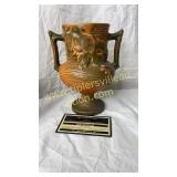 Roseville bushberry double handle vase 156-6