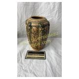 Roseville Florentine barrel vase