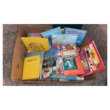 Box of vintage and newer children