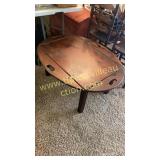 Pine drop leaf coffee table