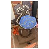 Group of pottery and decor