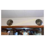 Pair of wall plaques
