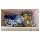 Box of glassware and dishes