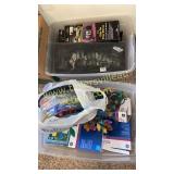 2 totes Christmas and outdoor lights