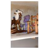 Doll furniture and rocking horses