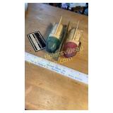 Vintage rocket style tail lights for bicycle