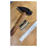 Antique coal hammer with advertising