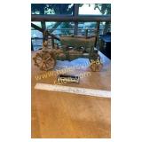 Cast iron John Deere tractor