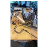 Collection of antique wood working tools- clamps,