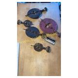 Group of griswold stove dampers