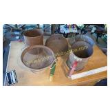 Vintage sifters and strainers