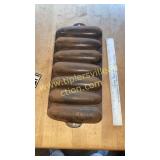 Large krusty Korn pan Wagner mark with cross