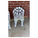 Cast iron garden chair
