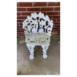 Cast iron garden chair