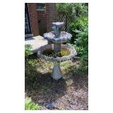 Bird bath must bring help to load