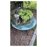 Group of garden decor